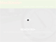 Tablet Screenshot of max3design.com